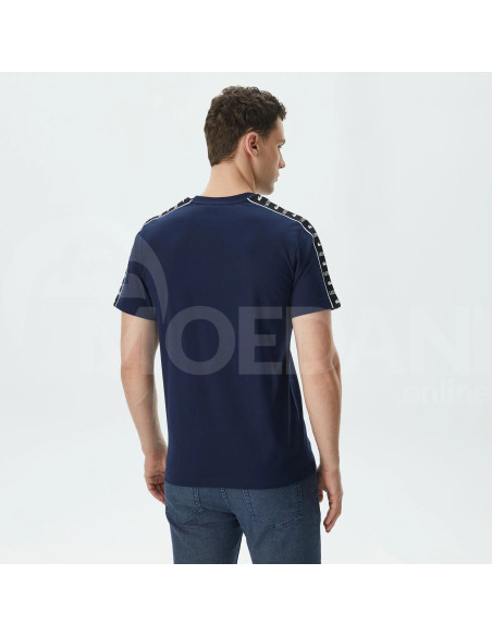 Lacoste - Cotton Jersey Logo Stripe T-shirt Тбилиси - изображение 2