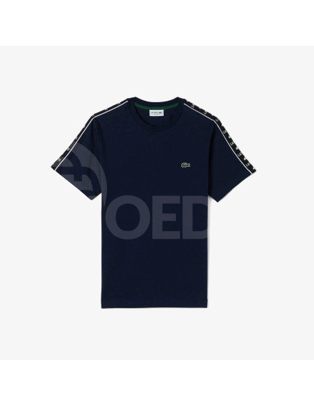 Lacoste - Cotton Jersey Logo Stripe T-shirt Тбилиси - изображение 7