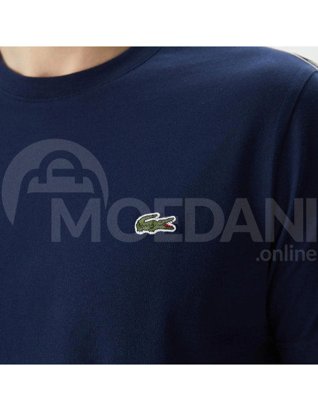 Lacoste - Cotton Jersey Logo Stripe T-shirt Тбилиси - изображение 5