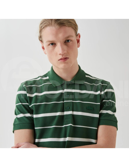 Lacoste - Lacoste Men's Slim Fit Striped Polo თბილისი - photo 3
