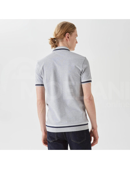 Lacoste - Lacoste Men's Slim Fit Striped Gray Polo თბილისი - photo 2