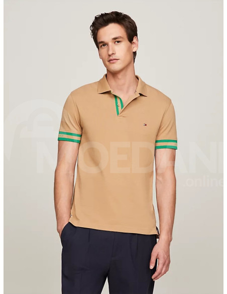 Tommy Hilfiger - MONOTYPE CUFF SLIM FIT POLO Тбилиси - изображение 1
