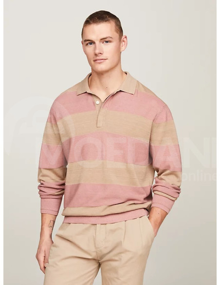 Tommy Hilfiger - DC PREMIUM LINEN BLEND RUGBY Тбилиси - изображение 1