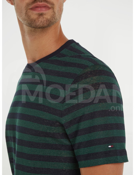Tommy Hilfiger - DC STRIPE LINEN TEE Тбилиси - изображение 3