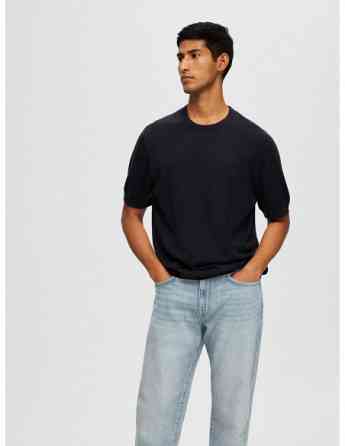 SELECTED HOMME - SLHRIVER SS KNIT TEE CREW NECK Tbilisi