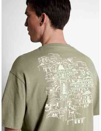 SELECTED HOMME - SLHLOOSEGIB PRINT SS O-NECK TEE Tbilisi