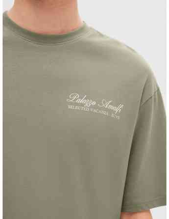 SELECTED HOMME - SLHLOOSEGIB PRINT SS O-NECK TEE Tbilisi