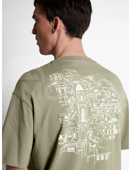 SELECTED HOMME - SLHLOOSEGIB PRINT SS O-NECK TEE Тбилиси - изображение 4