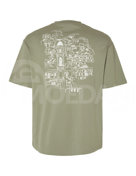 SELECTED HOMME - SLHLOOSEGIB PRINT SS O-NECK TEE Тбилиси - изображение 7