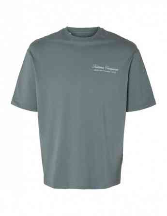 SELECTED HOMME - SLHLOOSEGIB PRINT SS O-NECK TEE Tbilisi
