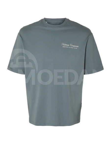 SELECTED HOMME - SLHLOOSEGIB PRINT SS O-NECK TEE Tbilisi - photo 6