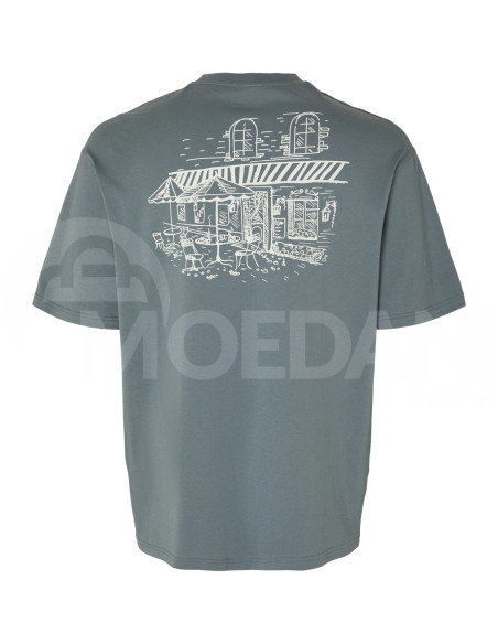 SELECTED HOMME - SLHLOOSEGIB PRINT SS O-NECK TEE Tbilisi - photo 7