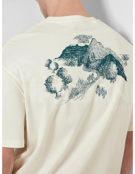 SELECTED HOMME - SLHLOOSEGIB PRINT SS O-NECK TEE Тбилиси - изображение 4