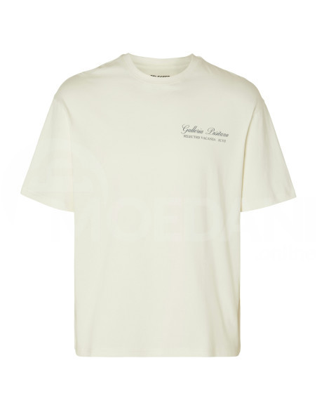 SELECTED HOMME - SLHLOOSEGIB PRINT SS O-NECK TEE Тбилиси - изображение 6