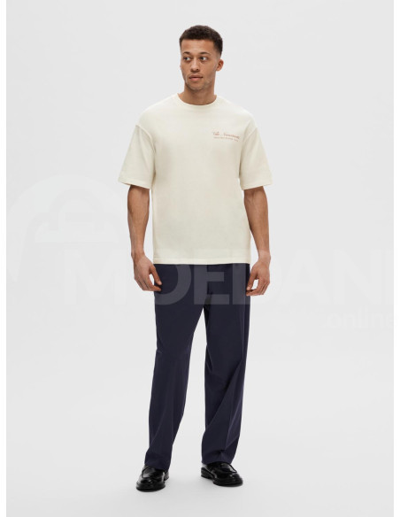 SELECTED HOMME - SLHLOOSEGIB PRINT SS O-NECK TEE Tbilisi - photo 5