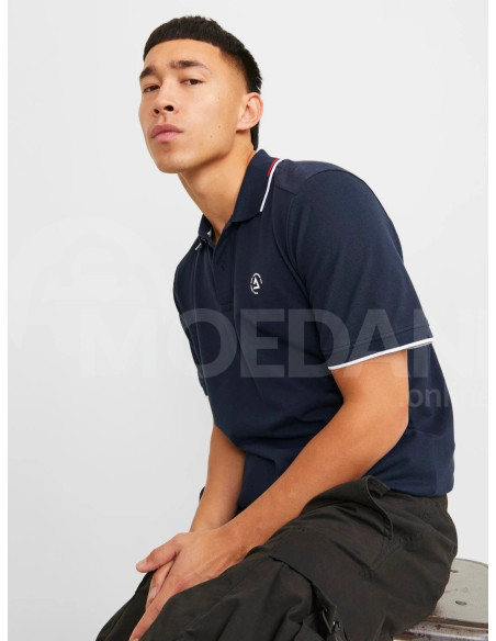 Jack & Jones - JCOHASS LOGO POLO SS SN Тбилиси - изображение 4