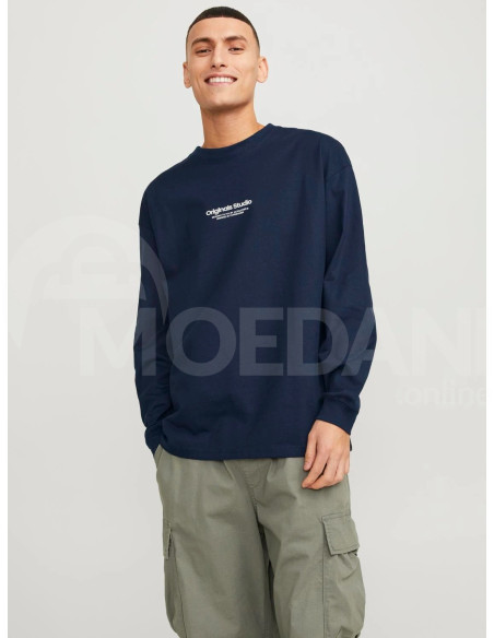 Jack & Jones - JORVESTERBRO TEE LS CREW NECK Тбилиси - изображение 1