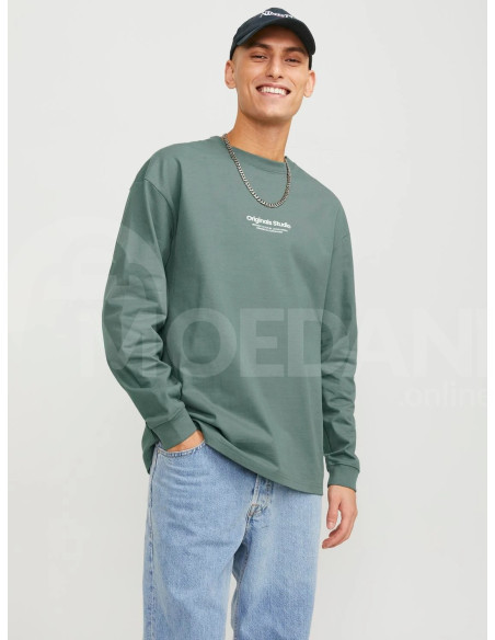 Jack & Jones - JORVESTERBRO TEE LS CREW NECK Тбилиси - изображение 1