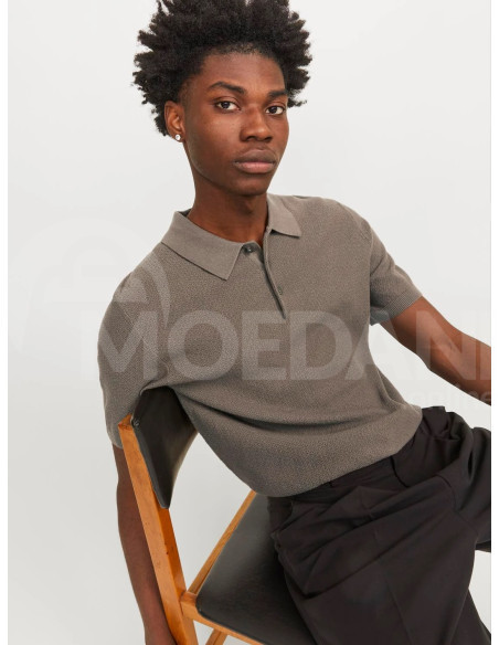 Jack & Jones - JPRBLUSANDRI KNIT POLO SN Тбилиси - изображение 4