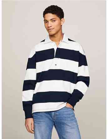 Tommy Jeans - TJM RLX LINEAR STRIPES RUGBY Тбилиси