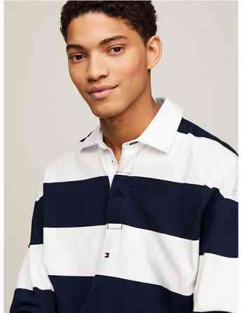 Tommy Jeans - TJM RLX LINEAR STRIPES RUGBY Тбилиси