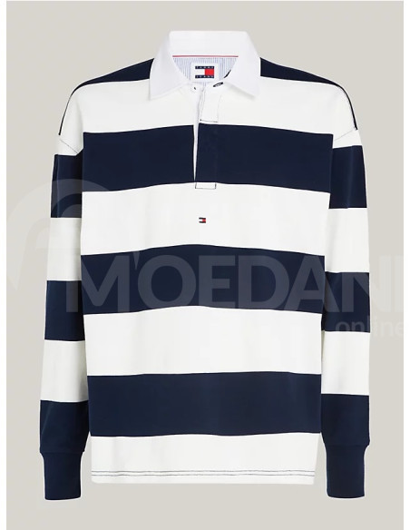 Tommy Jeans - TJM RLX LINEAR STRIPES RUGBY Тбилиси - изображение 5