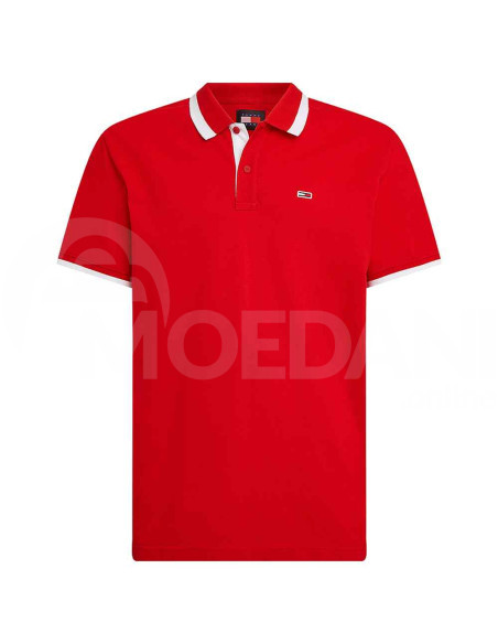 Tommy Jeans - TJM REG SOLID TIPPED POLO Тбилиси - изображение 3