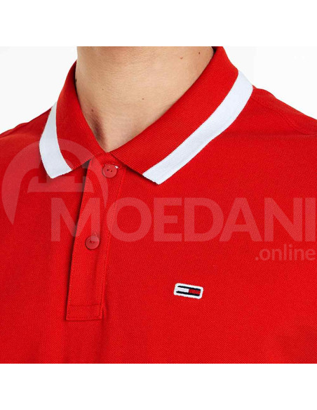 Tommy Jeans - TJM REG SOLID TIPPED POLO Тбилиси - изображение 2