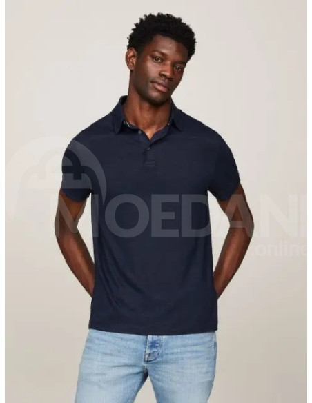 Tommy Hilfiger - DC PREMIUM LINEN REGULAR POLO Тбилиси - изображение 1