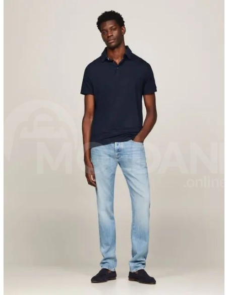 Tommy Hilfiger - DC PREMIUM LINEN REGULAR POLO Тбилиси - изображение 3