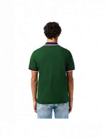 Lacoste - Regular Fit Stretch Cotton Pique Contrast Collar Polo Shirt Тбилиси