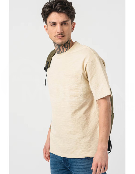 SELECTED HOMME - SLHLOOSESAUL SLUB SS O-NECK TEE Тбилиси - изображение 3