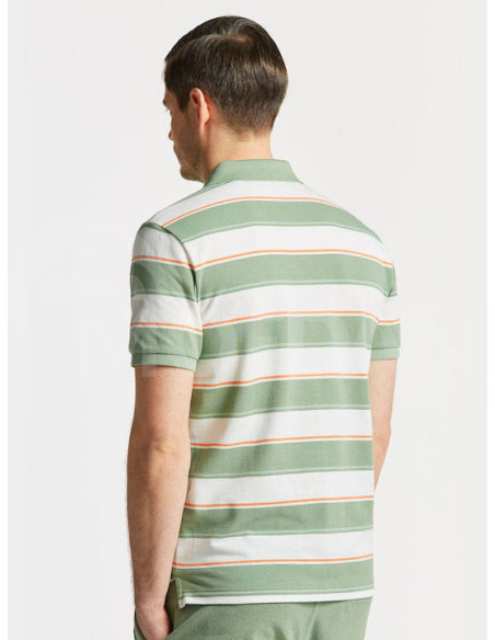 Gant - GANT Men's Multi Stripe Short Sleeve Polo Tbilisi - photo 2