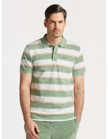 Gant - GANT Men's Multi Stripe Short Sleeve Polo Tbilisi - photo 1