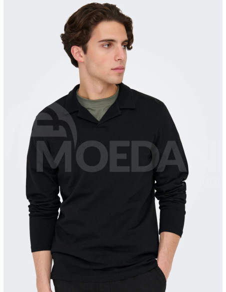 ONLY & SONS - ONSBRODY REG SPLIT NECK LS POLO Tbilisi - photo 1