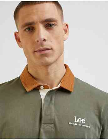 Lee - LS CONTRAST COLLAR POLO Tbilisi