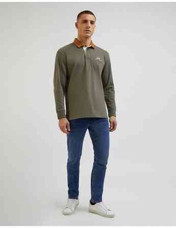 Lee - LS CONTRAST COLLAR POLO Tbilisi
