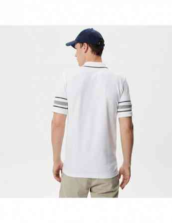 Lacoste - Lacoste Active Mens Slim Fit Printed White Polo Tbilisi