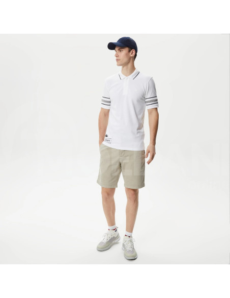 Lacoste - Lacoste Active Mens Slim Fit Printed White Polo Tbilisi - photo 3