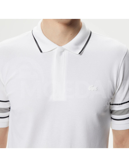 Lacoste - Lacoste Active Mens Slim Fit Printed White Polo Tbilisi - photo 5