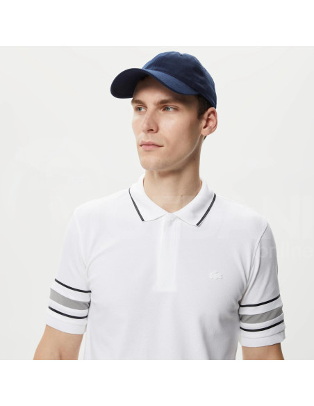 Lacoste - Lacoste Active Mens Slim Fit Printed White Polo Tbilisi - photo 4