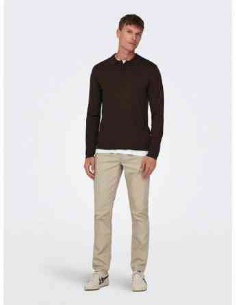 ONLY & SONS - ONSWYLER LIFE REG 14 LS POLO KNIT NOOS Tbilisi