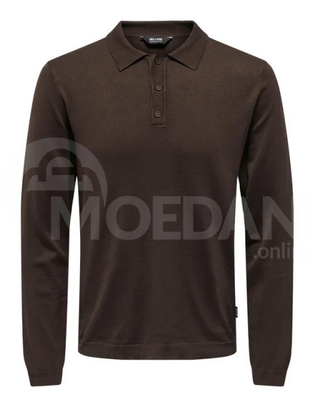 ONLY & SONS - ONSWYLER LIFE REG 14 LS POLO KNIT NOOS თბილისი - photo 4