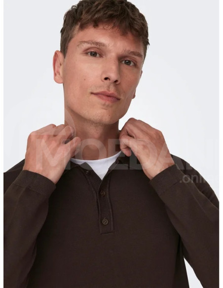 ONLY & SONS - ONSWYLER LIFE REG 14 LS POLO KNIT NOOS თბილისი - photo 5