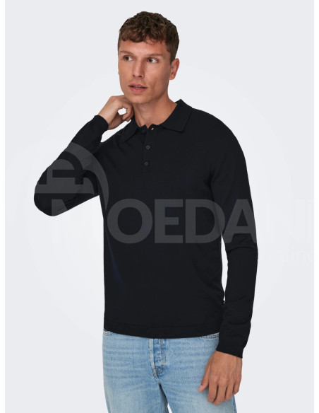 ONLY & SONS - ONSWYLER LIFE REG 14 LS POLO KNIT NOOS თბილისი - photo 1