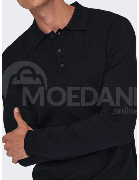 ONLY & SONS - ONSWYLER LIFE REG 14 LS POLO KNIT NOOS თბილისი - photo 2
