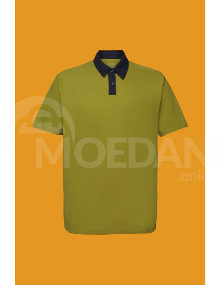 ESPRIT - Cotton pique polo shirt Тбилиси - изображение 7