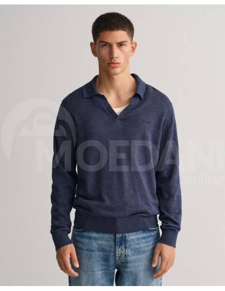 Gant - Cotton Linen Polo Sweater თბილისი - photo 1