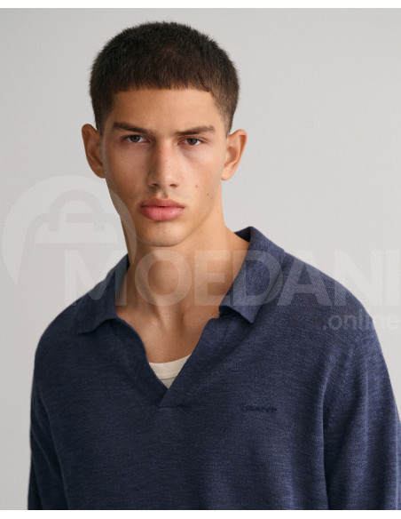 Gant - Cotton Linen Polo Sweater თბილისი - photo 3