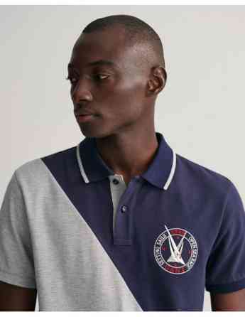 Gant  - Sail Graphic Diagonal Block Piqué Polo Shirt Tbilisi